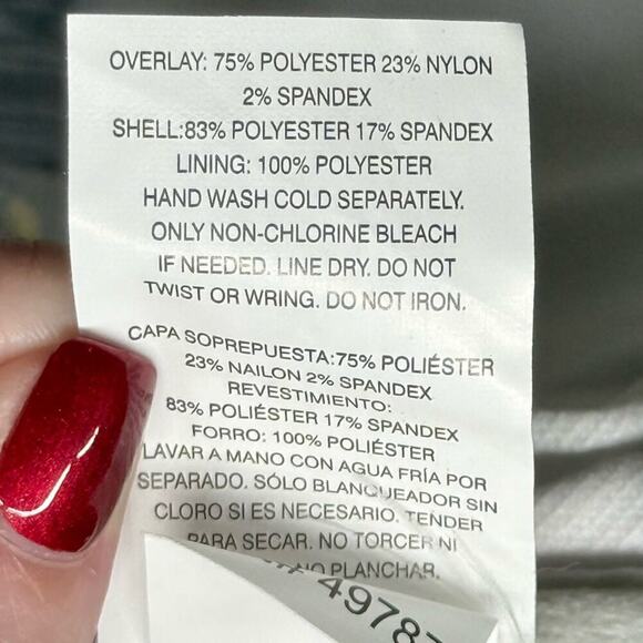 NWT | Hula Honey | Striped Bikini Set | Blue & White | Size Medium - Picture 12 of 16